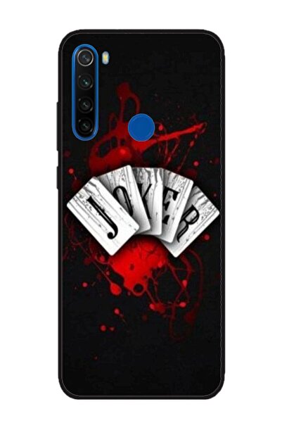 Atlas Husa personalizata si Folie de Silicon Xiaomi Redmi Note 8, Joker #1, m...