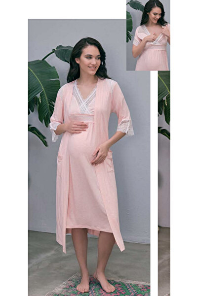 NightLove Anıl 5508 Kadın Hamile Gecelik
