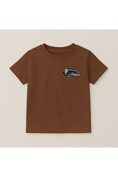 SVART WEAR Tricou pentru copii și adolescenți Cars Polis, cu gât crew, 100% b...