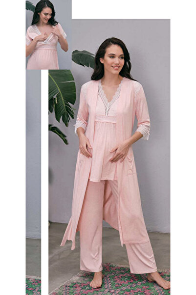 NightLove Anıl 9603 Kadın Hamile Pijama Takımı