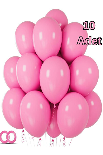 Baloncu Dükkanı Pembe Balonlar Parlak Parti Balonu Mezuniyet, Nişan, Doğum Gü...