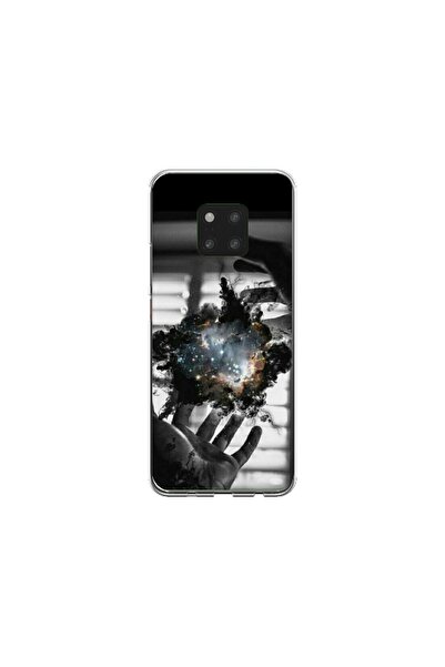 Atlas Husa personalizata si Folie de Silicon Huawei Mate 20 Pro, Dark Magic, ...