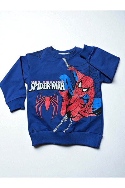 Patriko ERKEK ÇOCUK POPÜLER KARAKTERLİ ÖRÜMCEK YENİ SEZON 2 İPLİK LİKRALI ALT ÜST EŞOFMAN TAKIM