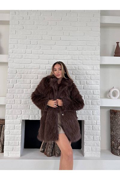 ZF BUTİK Soft Touch Long Inner Lined Premium Fur