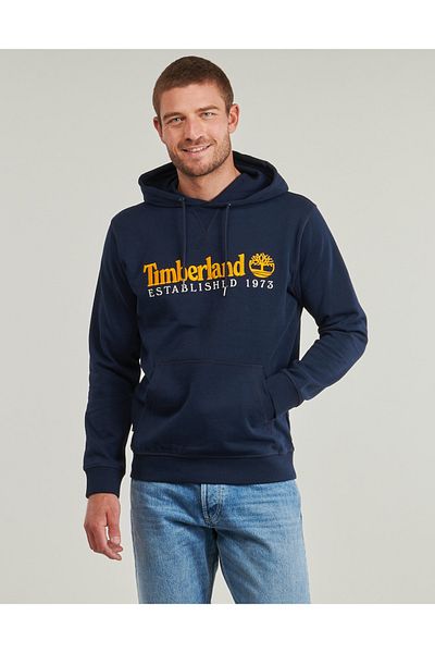 Timberland Established 1973 Embroidered Logo Loopba Men's Navy Blue Sweatshirt Tb0A5Mx84331