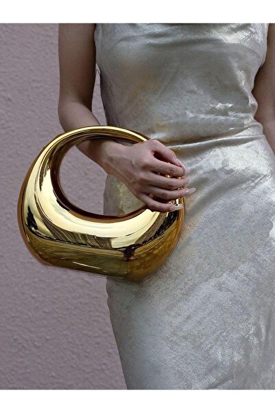 neslyaccessories Сумка з дзеркальним ефектом Gold Plaka