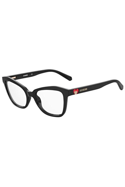 Love Moschino Women's eyeglasses frames Love Moschino MOL604 807, Plastic, Black, 52 mm