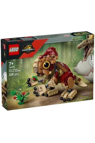 LEGO Jurassic World Baby Dinosaur Dolores Aquilops, multicolor, 339 pieces