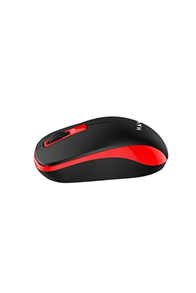 Havit Mouse wireless pentru laptop 1200 DPI MS626GT, negru / rosu
