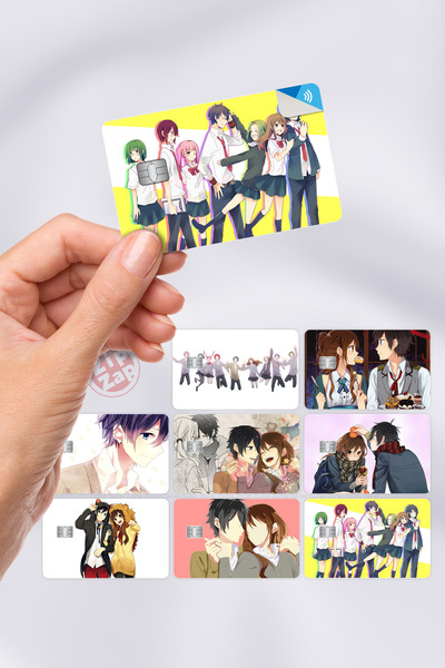 ZipZap Autocolant de acoperire pentru carduri Horimiya 8 bucăți