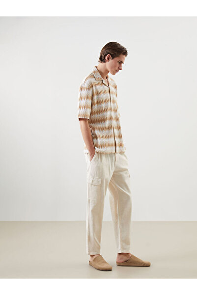 LC Waikiki Comfortable Fit Linen-Look Men's Cargo Pants from Uzg Store for St...