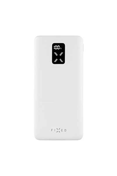 FIXED Powerbank Zen 10 with LCD Display and PD 20W Output, 10,000 mAh, White
