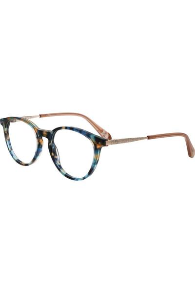 Barbie Girls Eyeglass Frames BAAM001 D36, Plastic, Blue, 44 mm