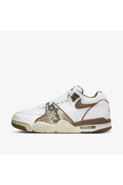 Nike AIR FLIGHT 89 LOW SP Strussy, Men's Basketball Shoes, White, Size 40 EU