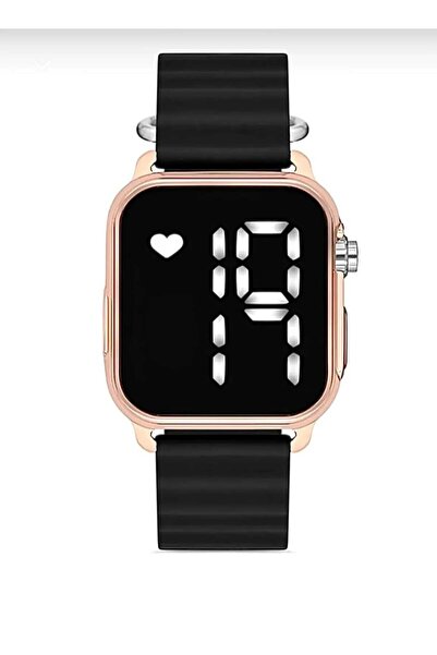 Neorney Kare Dijital Silikon Kordonlu Kol Saati