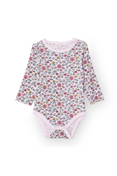 ebebek Hello Baby HelloBaby Kız Bebek Uzun Kol Body Çıtçıtlı Yaka