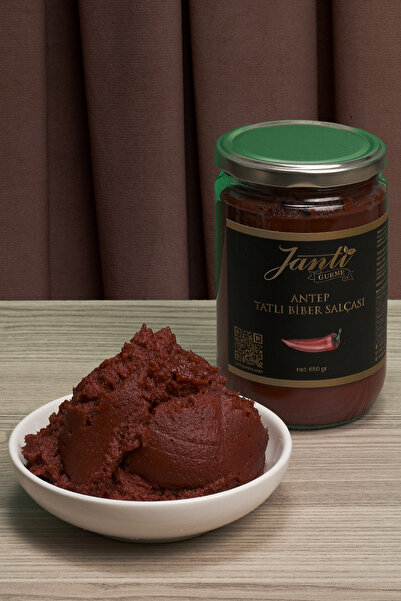 Janti Gurme Tatlı Biber Salçası 650 gr Gaziantep