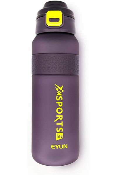 Twisoo Sports Water Bottle - Leak Proof, BPA Free, Hygienic Tritan Plastic and Silicone, 950ml (Purp
