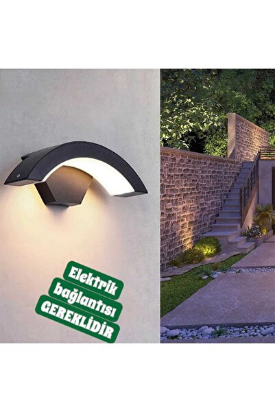 fullreyon Elektrikle Çalışır 24 Watt Beyaz Işık İç ve Dış Mekan Led Duvar Aplik Bahçe Kapı Girişi Armatür
