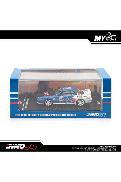 Inno 64 Models İnno 1/64 Nissan Skyline GT-R (R32) Singapore Diecast Expo 202...