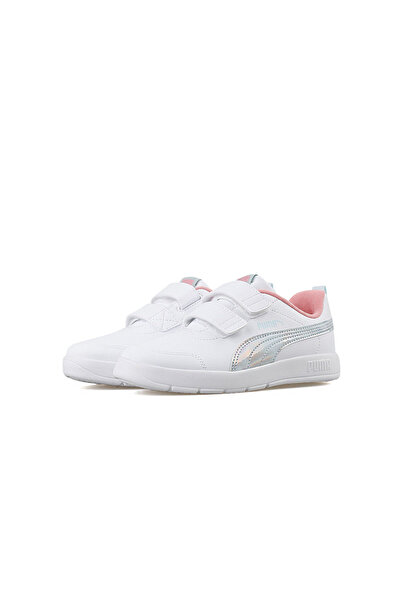Puma Courtflexv3 Space Belle V Ps Children's Casual Shoes 40434501 White