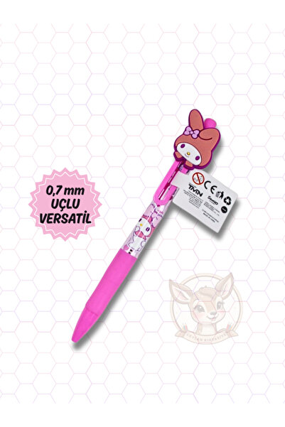 Timon Sanrio 0,7 Uçlu Versatil Kalem Basmalı Kalem Uçlu Kalem Kromi, Kuromi, Melodi, Cinnamoroll (1 Adet)