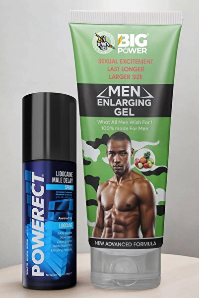 BİG POWER 50 ml Penis Büyütücülü ve Geciktiricili 16 ml Sprey Süper Set