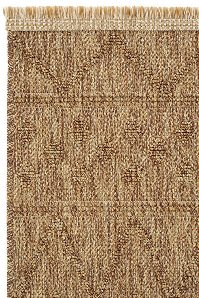 Cool Halı Hasır Kahverengi Mutfak Halı Yolluk Kolay Temizlenen Leke Tutmaz İskandinav Tarzı İnce Mutfak Kilimi