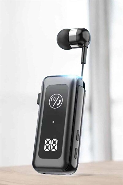 UCUZTEKNO Makaralı Bluetooth Kulaklık Kulak İçi Dijital Göstergeli Yüksek Ses...