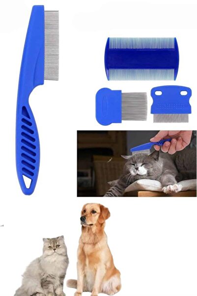 Epilons Hair Brush Lice Comb Set Pet Hair Collector Lice Anti-Flea Comb