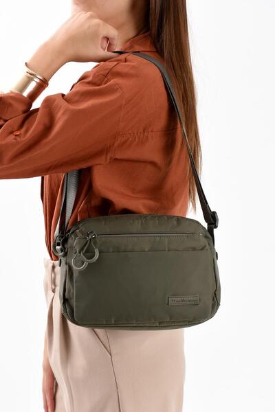 571 Collections Çanta Ultra Light Stylish and Waterproof Medium Size Shoulder, Hand Bag Khaki Green Model: (571-13-9Q)