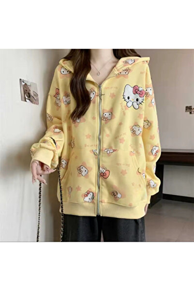 Touz Moda Ζακέτα με κουκούλα με φερμουάρ Kitty