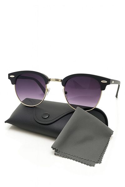 viberia Unisex Sunglasses Bone Metal