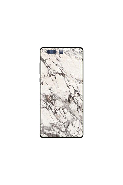 Atlas Husa personalizata Huawei P10, White Marble, multicolor, S1D1M0325
