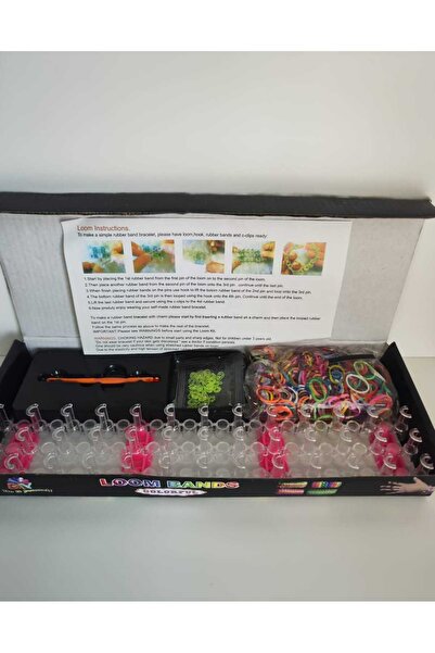 Loom Bands Colorful Bileklik Yapma Seti 600 Adet