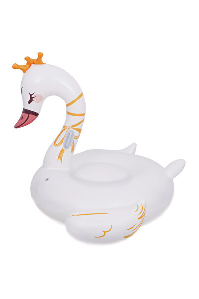 Fab N Funky Flamingo Rider, Stunning, Aquatic Delight, Pool Fun, 3 Years+, L 132 x B 120 x H 155 cm - White