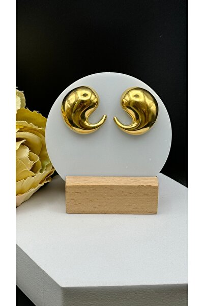 SK aksesuar أقراط فولاذية موديل كيرفيد سيل