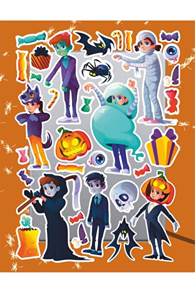 hediyenebak Halloween Series 2 Sticker Set |   Laptop Agenda Notebook Tablet Phone Notebook Sticker Bullet