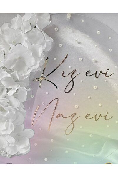 İSİM LAZER Kız Evi Naz Evi,Gelin Evi Kapı Süsü