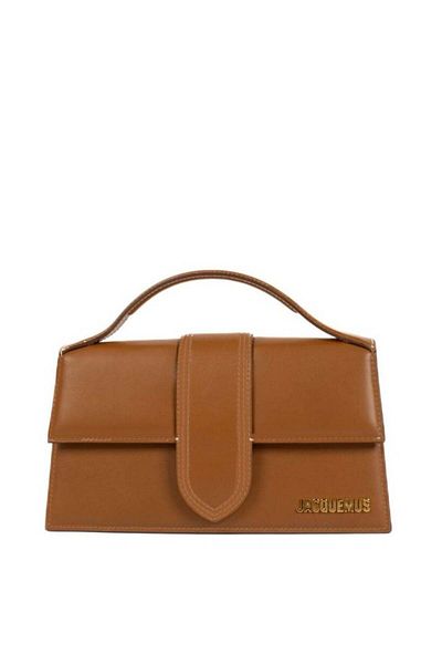 JACQUEMUS Le Bambino Leather Handbag with Adjustable Strap