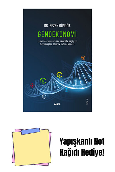 Alfa Yayınları Genoekonomi + Sticky Note Paper
