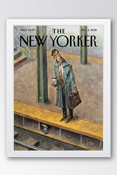Saturn Tabloul înrămat The New Yorker 5 decembrie 2016 - Tabloul Peronda Metr...