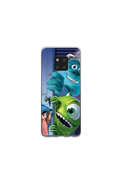 Atlas Husa personalizata si Folie de Silicon Huawei Mate 20, Monster INC, mul...