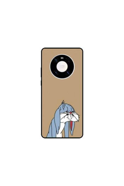 Atlas Husa personalizata si Folie de Silicon Huawei Mate 40 Pro, Tired Bunny,...