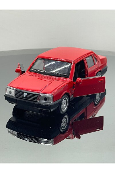 SCOWETTO Metal 1.36 Tofaş Şahin Model Oyuncak Araba Kırmızı 12 cm