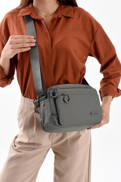 571 Collections Çanta Ultra Light Stylish and Waterproof Medium Shoulder, Handbag Gray Model: (571-13-9Q)