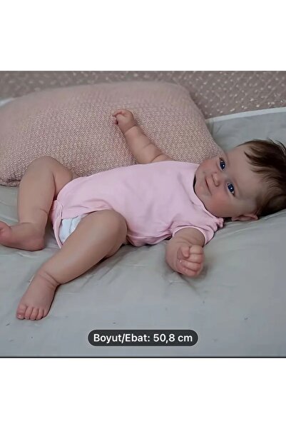 Kayra 50 Cm Silikon Bebek Oyuncak Vinil Bebek