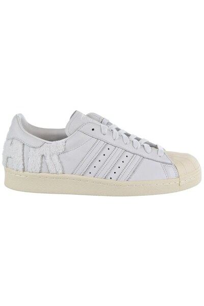 adidas Men's SUPERSTAR 80s Sneakers, White, Size 42