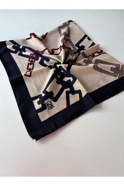 çiğdem eşarp Φουλάρι με σχέδιο αλυσίδας MASALSU