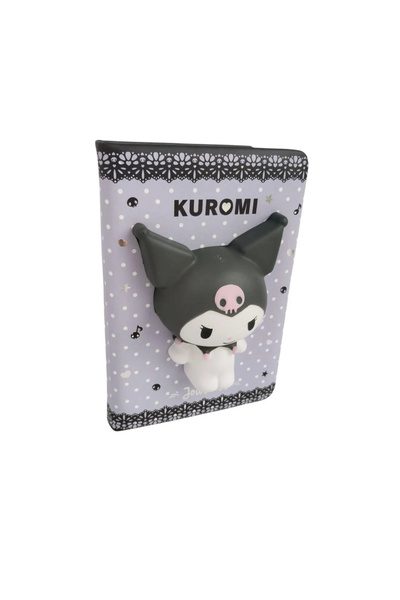 BALCI HEDİYELİK Victoria's Journals 525-2079 Kuromi A6 192 Pages 100 Gr. Squishy Diary / Notebook with Colorful Pages